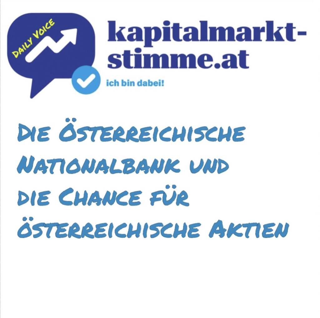 - Episode 39/365 der kapitalmarkt-stimme.at daily voice auf audio-cd.at. Heute geht es um die Österreichische Nationalbank und die Chance für österreichische Aktien. Nationalbank-Direktor Thomas Steiner hatte immerhin jetzt als Dritter (auch Erwin Hof von der Wiener Börse war aktiv) etwas zum All-time-High des ATX TR der Wiener Börse gepostet: Langfristiges #Investieren zahlt sich aus – das belegt ein kurzer Blick vor dem Wochenende auf den aktuellen ATX Total Return der Wiener Boerse eindrucksvoll.. Vor wenigen Monaten hatte ich ihn im Börsepeople-Podcast auch zur Schnittmenge  Österreichische Nationalbank und Österreichische Aktien befragt. Hört, was er zu sagen hatte. https://audio-cd.at/page/podcast/6798
 (08.02.2025) 