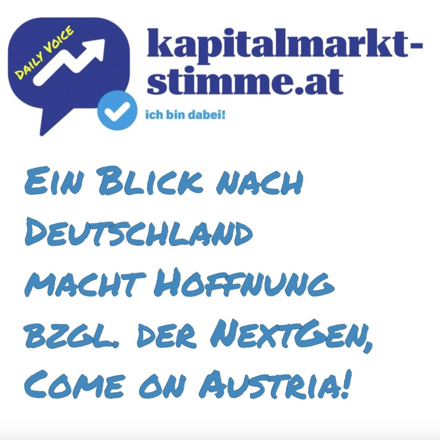 Episode 41/365 der kapitalmarkt-stimme.at daily voice auf audio-cd.at. Heute ein Blick nach Deutschland zu meiner Finfluencer of the Year-Kollegin Edda Vogt. Sie hat in einem Posting die Wichtigkeit von Börsenspielen für Schülerinnen und Schüler hervorgehoben. In den Börsepeople-Podcasts haben mehrere Dutzend heute bekannter Kapitalmarktpersönlichkeiten ihre ersten Steps bei Börsespielen gemacht. In Deutschland ist jetzt etwas Spannendes mit Tradity gestartet, Link in den Shownotes. Was Edda noch so erzählt, ist wichtig, denn ihr fällt Anfang 2025 folgendes auf: 
- auch Schülerinnen und Studenten kommen vermehrt zu Börsentagen, stellen Fragen
- noch nie gab es so viele Anfragen nach Schülerpraktika an und um die Börse – direkt von den Schülerinnen und Schülern selbst.
- auch Eltern fragen gezielt nach Möglichkeiten, wie ihre Kinder mehr über die Börse lernen können. Weil die Kinder das wollen.
- und wie wäre es mal mit einem Börsenspiel für die nicht mehr ganz so junge Generation?
https://audio-cd.at/page/podcast/6803