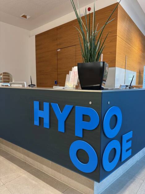 HYPO OOE mit neuem Markenauftritt, das ServiceCenter in der Linzer Landstraße erstrahlt bereits im neuen Look. ©HYPO OOE, © Aussender (11.02.2025) 