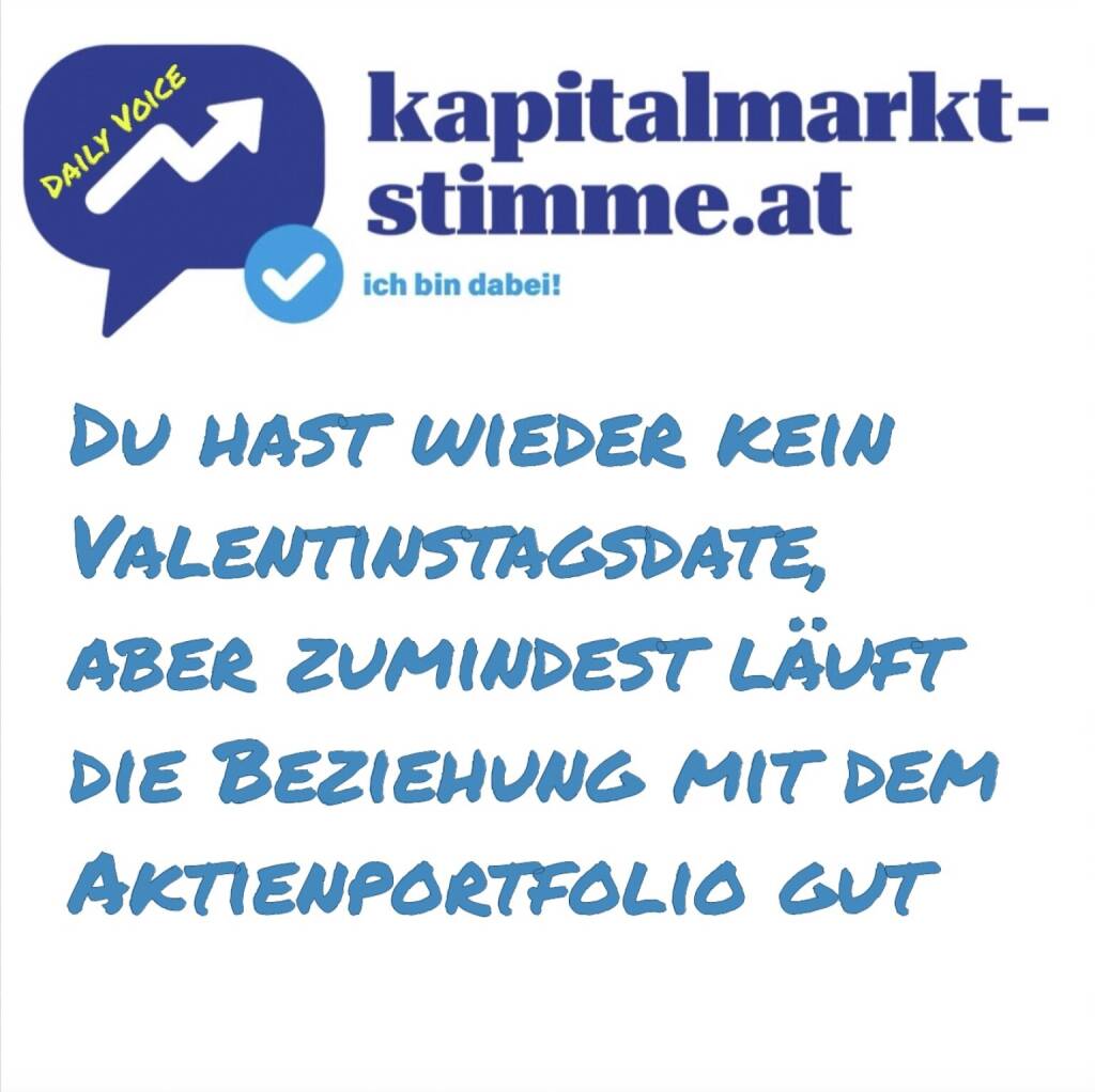 - Episode 45/365 der kapitalmarkt-stimme.at daily voice auf audio-cd.at. Heute geht es um den neuen Tik Tok Kanal der Wiener Börse, der heute einen Beitrag passend zum Valentinstag hat: Du hast wieder kein Valentinstagsdate, aber zumindest läuft die Beziehung mit dem Aktienportfolio gut. Also Delivering a world of good deals und Finanzwissen aus erster Hand auch auf Tik Tok, ich spiele die beiden mistgesehenen Folgen hier als Audio ein, Börse-CEO Christoph Boschan mit seinem 8. Weltwunder und ein lässiger junger Mann, der mir ein Wortspiel auflegt. Fazit: Ein sehr wichtiger neuer Channel. Hören: https://audio-cd.at/page/podcast/6823 - https://www.tiktok.com/@wienerboerse (15.02.2025) 