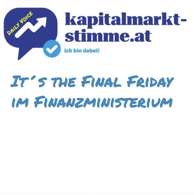 Episode 60/365 der kapitalmarkt-stimme.at daily voice auf audio-cd.at. Heute sage ich tschüss zu einem Podcast, den ich sehr liebgewonnen hatte, den Finance Friday, der heute seine letzte Ausgabe hat. Es war ein Podcast des Finanzministeriums, eine Idee von Magnus Brunner, die Gunter Mayr weitergeführt hatte und die auch von einer hervorragenden Moderatorin profitierte. 124 Folgen Literacy pur zu den vielfältigen Themen des BMF hier: https://audio-cd.at/search/finance%20friday . Risikohinweis: Ich singe hier ziemlich falsch Final Friday, aber probiert das mal in dieser Tonhöhe und Europe passt, weil ja Magnus thematisch dorthin gegangen ist ... https://audio-cd.at/page/podcast/6884



 (01.03.2025) 