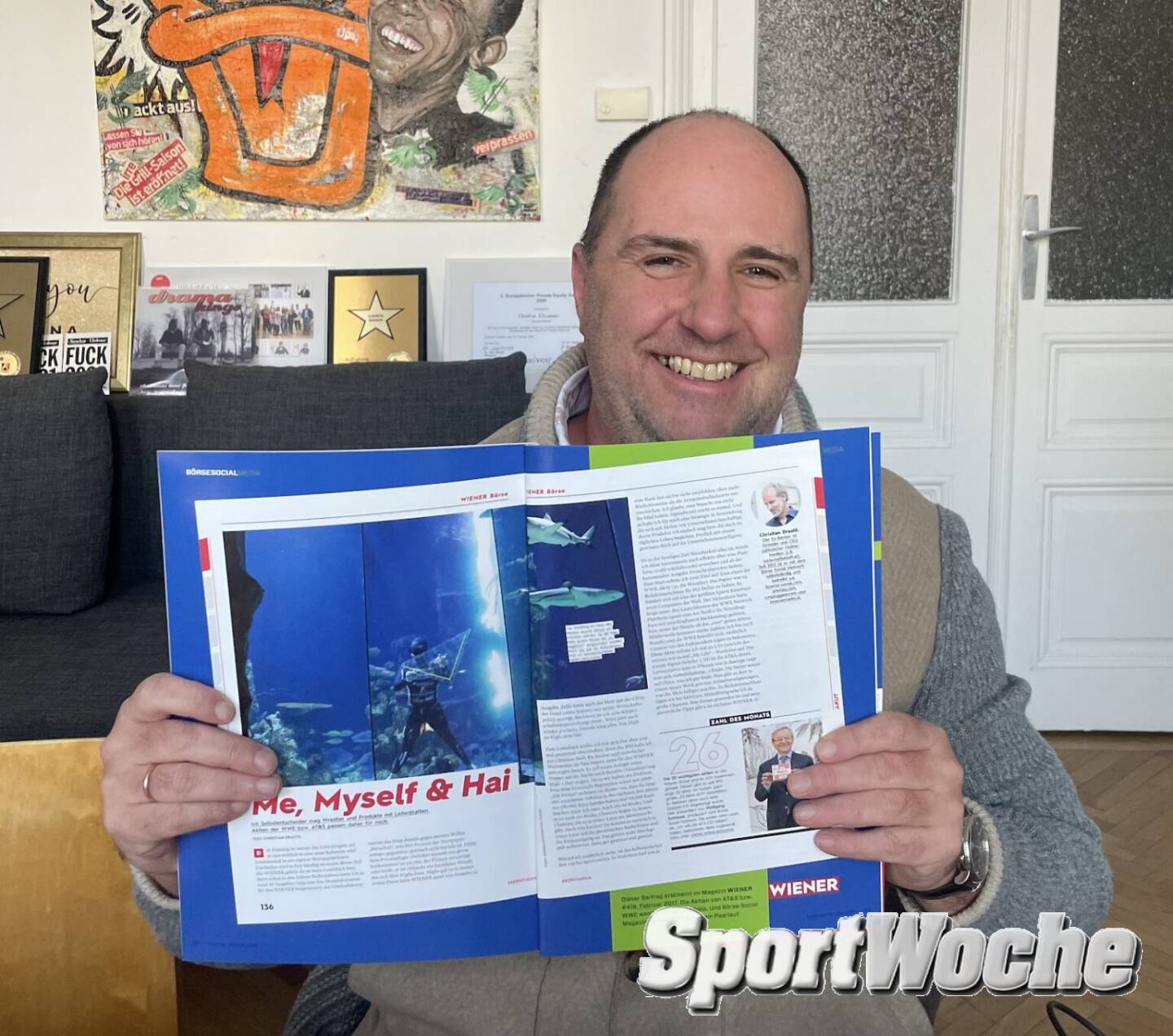 Gerald Zmuegg zeigt Me, Myself & Hai mit Christian Redl im Börse Social Magazine