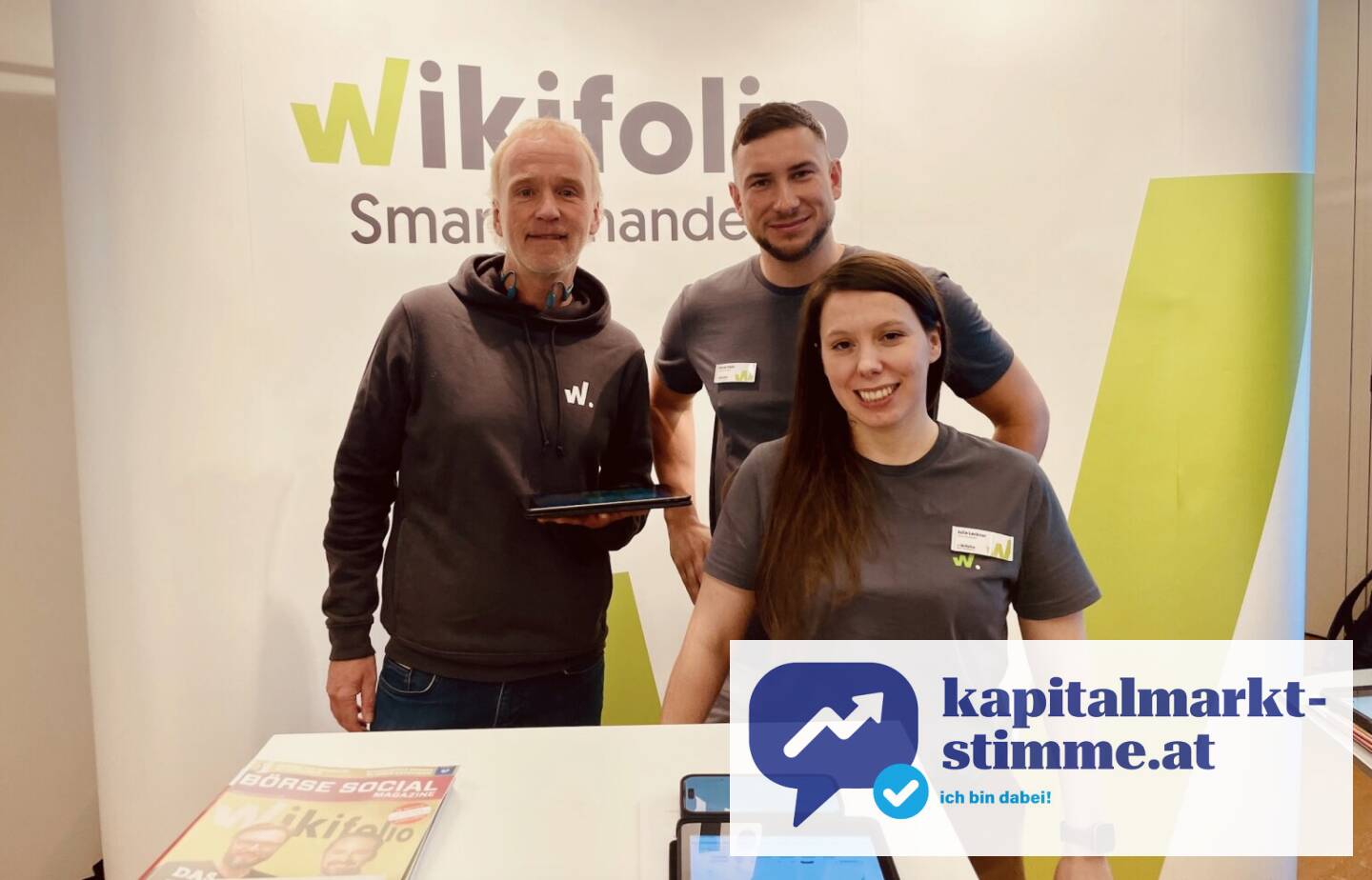 Mit Julia Lacker & Daniel Hahn / wikifolio