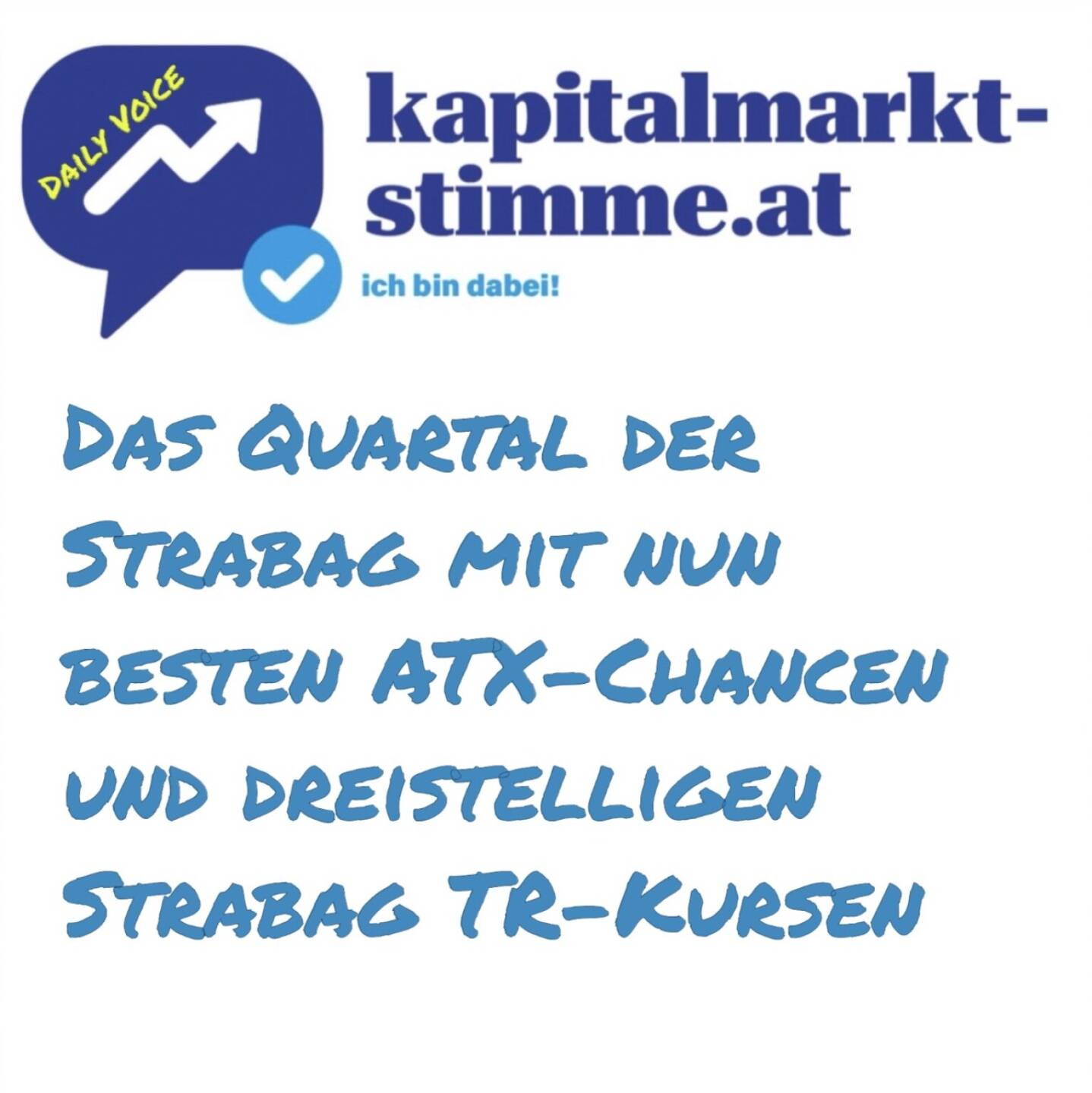 kapitalmarkt-stimme.at daily voice 76/365: Der Jahresstart 2025 an der Wiener Börse darf als sensationell bezeichnet werden. Zu Redaktionsschlus hatten des Börse Social Magazine hatten wir 17,3 Prozent year-to-date-Plus, den ATX TR im fünfstelligen Bereich und trotz weiterhin fehlender Wirtschaftspolitik feine Kauforders aus dem Ausland. Dazu auch politischen Support aus Deutschland, das schuldenfinanzierte Konjunkturpaket gefällt natürlich auch österreichischen Unternehmen wie zum Beispiel Strabag. Der Bautitel ist definitiv die Aktie der Stunde, year-to-date sprechen wir über bereits 86(!) Prozent Plus. Es war ein ereignisreiches Quartal, das mit dem überraschenden und tragischen Ableben von CEO Klemens Haselsteiner einen herausfordernden Start hatte. Wir trauern mit der Strabag-Familie, Stefan Kratochwill wurde als Nachfolger in der börsenotierten SE nominiert. Noch im Jänner wurden die Zahlen für 2024 nach oben korrigiert und auch der Ausblick für 2025 sie ht äusserst positiv aus und so konnte erstmals seit der IPO-Phase der IPO-Kurs von 47 Euro überschritten werden, ein paar Wochen später notiert die Strabag-Aktie bereits bei Mitte 70. Und: Da die Wiener Börse den ATX TR (zu Recht) als vergleichbares Pendant zum DAX in den Mittelpunkt spielen will, rechnen wir auch für die Austro-Aktien TR-Varianten mit. Bei der Strabag würde ein TR-Kurs (als mit Bruttodividenden und da waren auch fette Sonderdividenden dabei) bei knapp 130 (!) Euro liegen, der Vergleich mit den 47 überzeugt, freilich kann aber die KESt nicht verhindert werden, Doch auch in der Net Total Return Rechnung bleiben wir dreistellig. Folgeeffekt: Die aktuelle Performance und die begleitenden Volumina haben die Strabag im ATX-September-Race bereits auf Rang 17 gehievt. Ich sage mal: Das wird sich ausgehen. Stay tuned!
https://www.strabag.com
https://boerse-social.com/pdf/magazines/bsm_98
https://audio-cd.at/page/podcast/6965