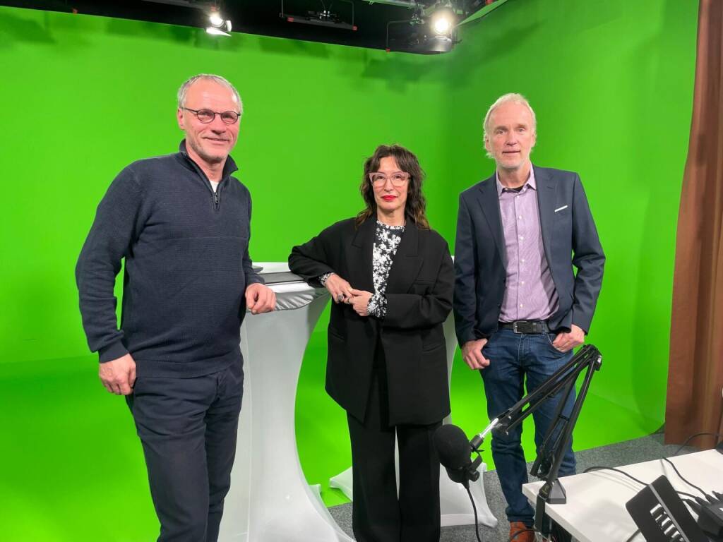 Mit Stefan Zach und Alexandra Wittmann im EVN-Studio (18.03.2025) 