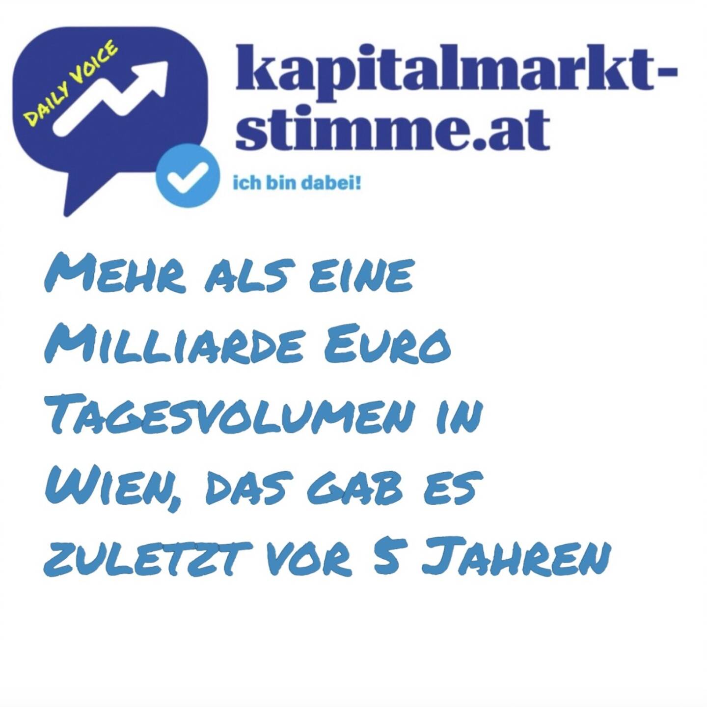 kapitalmarkt-stimme.at daily voice 81/365: Am 21.3 2025 ist es zu mehr als einer Mrd. Euro Tagesvolumen an der Wiener Börse gekommen. Das hatten wir zuletzt im März 2020 und dies, obwohl die Indexberechnung sogar kurz ausgefallen ist. Hört rein, welche Titel die grossen Volumina an diesem März-Verfall auf sich gezogen haben. Hören: https://audio-cd.at/page/podcast/6988
Steyr Motors und die ATX-Sache: https://audio-cd.at/page/podcast/6983
