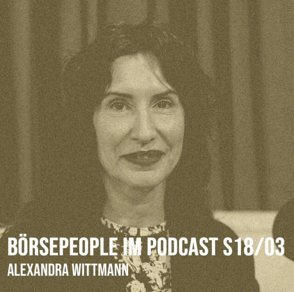https://open.spotify.com/episode/1BSFE16Sga55vsfwOzh4Qx
Börsepeople im Podcast S18/03: Alexandra Wittmann - <p>Alexandra Wittmann, CFO der EVN, ist mein 400. Gast in der Börsepeople-Reihe. Sie folgt damit Wolfgang Anzengruber (100), Magnus Brunner (200) und Thomas Arnoldner (300) als Jubiläumsgast. Alexandra ist seit September 2024 Finanzvorständin der EVN, gleich zum Start gab es das Hochwasser, dieser Herausforderung konnte mit funktionierendem Krisenmanagement begegnet werden. Wir sprechen natürlich über ihre ersten Eindrücke, die persönlichen Ziele Digitalisierung und KI (z.B. Bewirtschaftung Großbatteriespeicher mit Software der CyberGRID, Digitalisierung interner Prozesse) sowie Powerfrauen. Auch die Equity Story als ESG-Aktie mit Dividendenfokus, das integrierte Geschäftsmodell, Innovationen, Netzausbau, Trinkwasser und die Strategie 2030 sind Themen. Natürlich darf auch Karriere/Werdegang hier nicht fehlen: Da geht es zB um ein Internship bei der OMV, eine Diplomarbeit mit Thema Venture Capital & Startups sowie Führungspositionen bei u.a. Riedel in NY, Colt, Hörbiger und Gropyus. <br>
<br>
<a href=http://www.evn.at target=_blank>http://www.evn.at</a><br>
Börsepeople Stefan Zach: <a href=https://audio-cd.at/page/podcast/6975 target=_blank>https://audio-cd.at/page/podcast/6975</a><br>
Börsepeople Paul Kaluza: <a href=https://audio-cd.at/page/podcast/6879 target=_blank>https://audio-cd.at/page/podcast/6879</a><br>
<br>
About: Die Serie Börsepeople des Podcasters Christian Drastil, der im Q4/24 in Frankfurt als Finfluencer & Finanznetworker #1 Austria ausgezeichnet wurde, findet im Rahmen von <a href=http://www.audio-cd.at target=_blank>http://www.audio-cd.at</a> und dem Podcast Audio-CD.at Indie Podcasts statt.  Es handelt sich dabei um typische Personality- und Werdegang-Gespräche. Die Season 18 umfasst unter dem Motto „25 Börsepeople“ 25 Talks. Presenter der Season 18 ist die EVN <a href=http://www.evn.at target=_blank>http://www.evn.at.</a> Welcher der meistgehörte Börsepeople Podcast ist, sieht man unter <a href=http://www.audio-cd.at/people target=_blank>http://www.audio-cd.at/people.</a> Der Zwischenstand des laufenden Rankings ist tagesaktuell um 12 Uhr aktualisiert.<br>
<br>
Bewertungen bei Apple (oder auch Spotify) machen mir Freude: <a href=http://www.audio-cd.at/spotify target=_blank>http://www.audio-cd.at/spotify</a> , <a href=http://www.audio-cd.at/apple target=_blank>http://www.audio-cd.at/apple</a> .<br>
</p> (24.03.2025) 