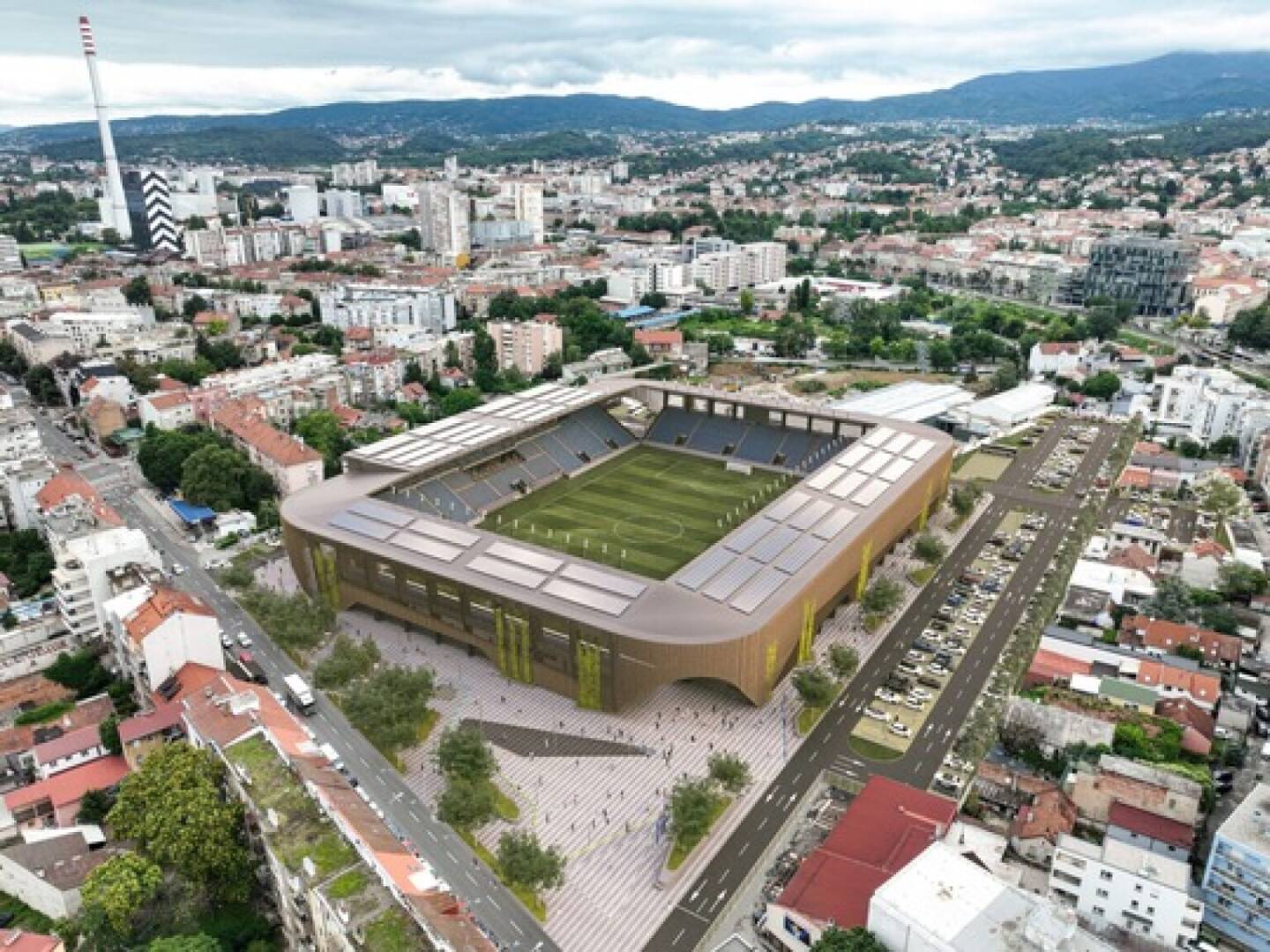 STRABAG saniert und erweitert das Kranjčevićeva-Fußballstadion in Zagreb © Stadt Zagreb