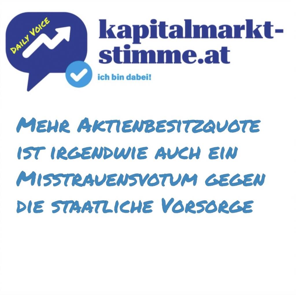 kapitalmarkt-stimme.at daily voice 127/365: Die Wiener Börse hatte diese Woche ihre Jahrespressekonferenz. Dankenswerterweise wurde mir da die Tonspur zur Verfügung gestellt und es werden daraus ein paar daily voices entstehen. Den Start macht CEO Christoph Boschan mit einem markanten Aspekt: Steigende Aktienbesitzquoten seien irgendwie auch ein Misstrauensvotum gegen die staatliche Vorsorge. https://audio-cd.at/page/podcast/7245 (08.05.2025) 