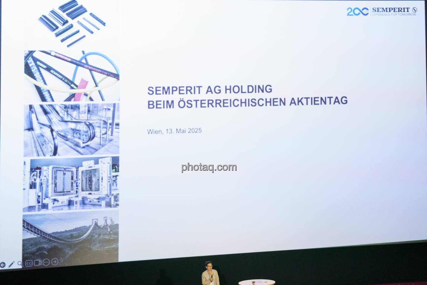 1. Aktientag von Börse Social und Börse Express im Cineplexx Kino, v.li.: Bettina Schragl (IR Semperit)