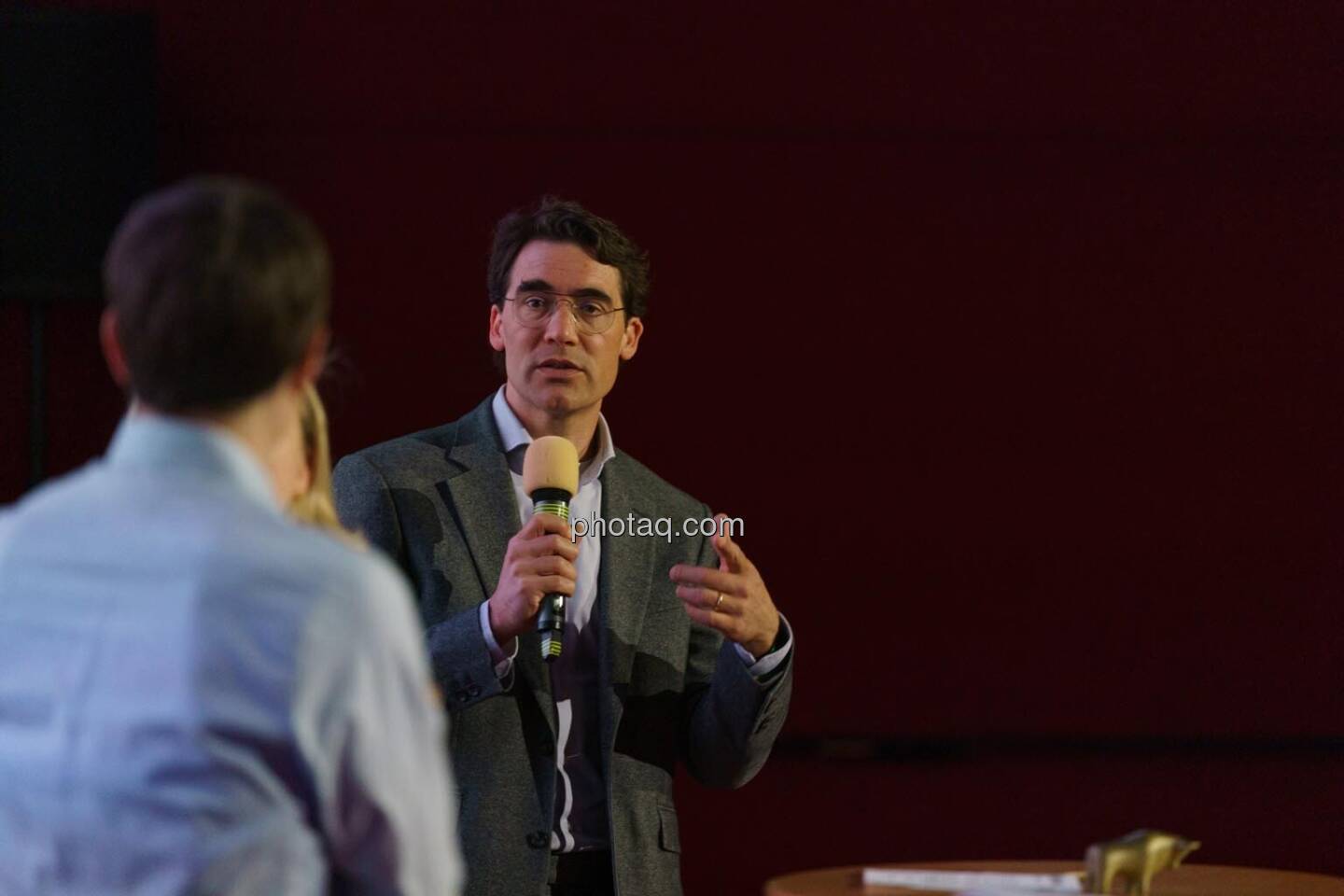 1. Aktientag von Börse Social und Börse Express im Cineplexx Kino, Präsentation EuroTeleSites, Lars Mosdorf (CFO)