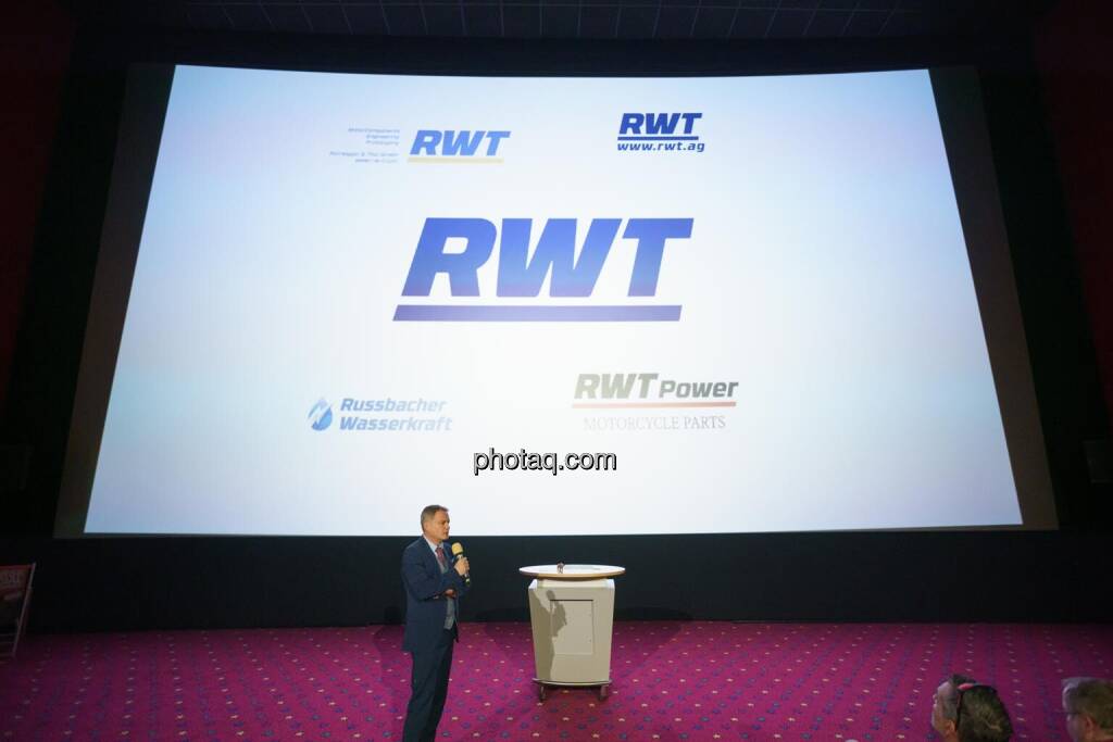 1. Aktientag von Börse Social und Börse Express im Cineplexx Kino, Präsentation RWT AG, CEO Reinhard Thor (14.05.2025) 