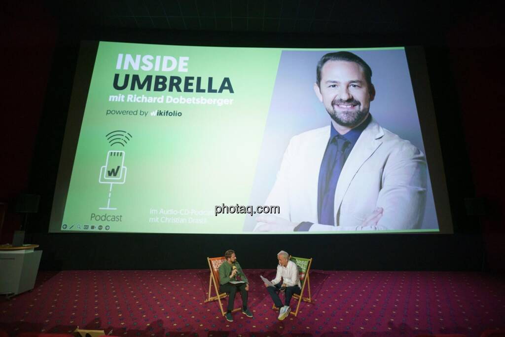 1. Aktientag von Börse Social und Börse Express im Cineplexx Kino, Live Podcast mit Ritschy Dobetsberger (wikifolio, Umbrella Strategie), Christian Drastil (Börse Social, kapitalmarkt-stimme.at) (14.05.2025) 