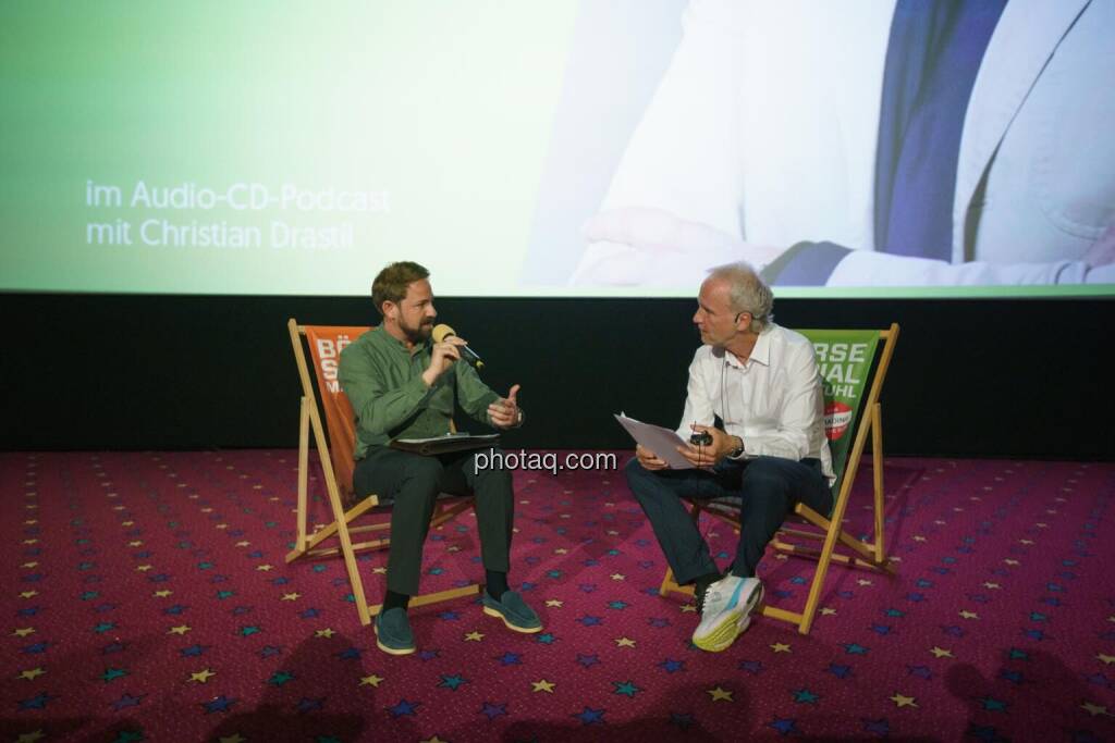 1. Aktientag von Börse Social und Börse Express im Cineplexx Kino, Live Podcast mit Ritschy Dobetsberger (wikifolio, Umbrella Strategie), Christian Drastil (Börse Social, kapitalmarkt-stimme.at) (14.05.2025) 