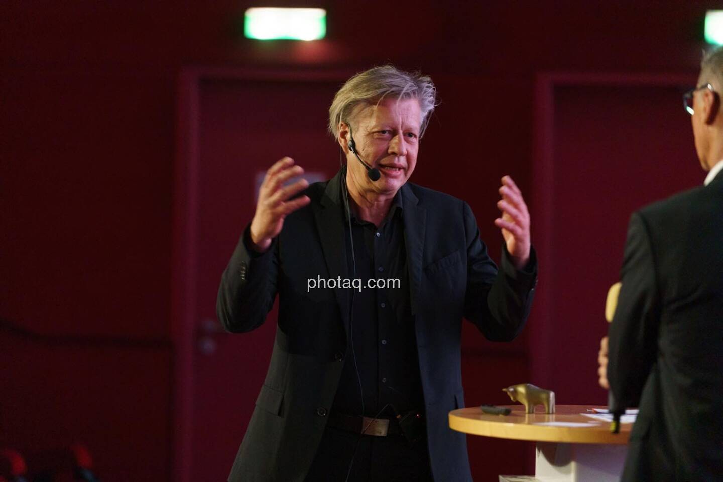 1. Aktientag von Börse Social und Börse Express im Cineplexx Kino, Live Podcast Von Bullen & Bären mit Robert Gillinger (Börse Express) und Harry Schartner (DADAT)