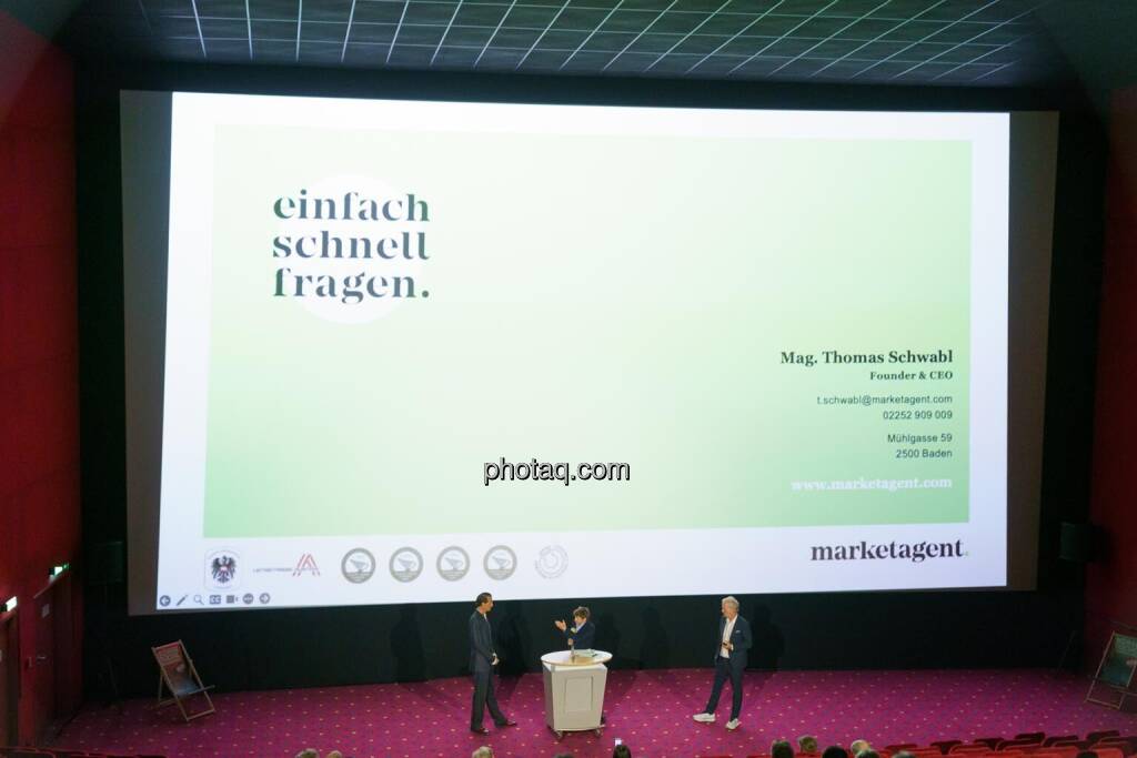 1. Aktientag von Börse Social und Börse Express im Cineplexx Kino, Studienpräsentation von Thomas Schwabl von Marketagent zu Österreichischen Aktien, Inputs von Gunter Deuber (Raiffeisen Research), Christian Drastil (Börse Social, kapitalmarkt-stimme.at) (14.05.2025) 