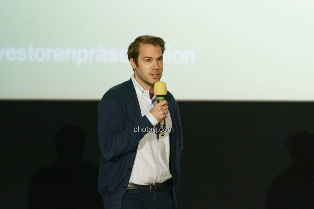 1. Aktientag von Börse Social und Börse Express im Cineplexx Kino, Präsentation UBM, Christoph Rainer (UBM) (14.05.2025) 