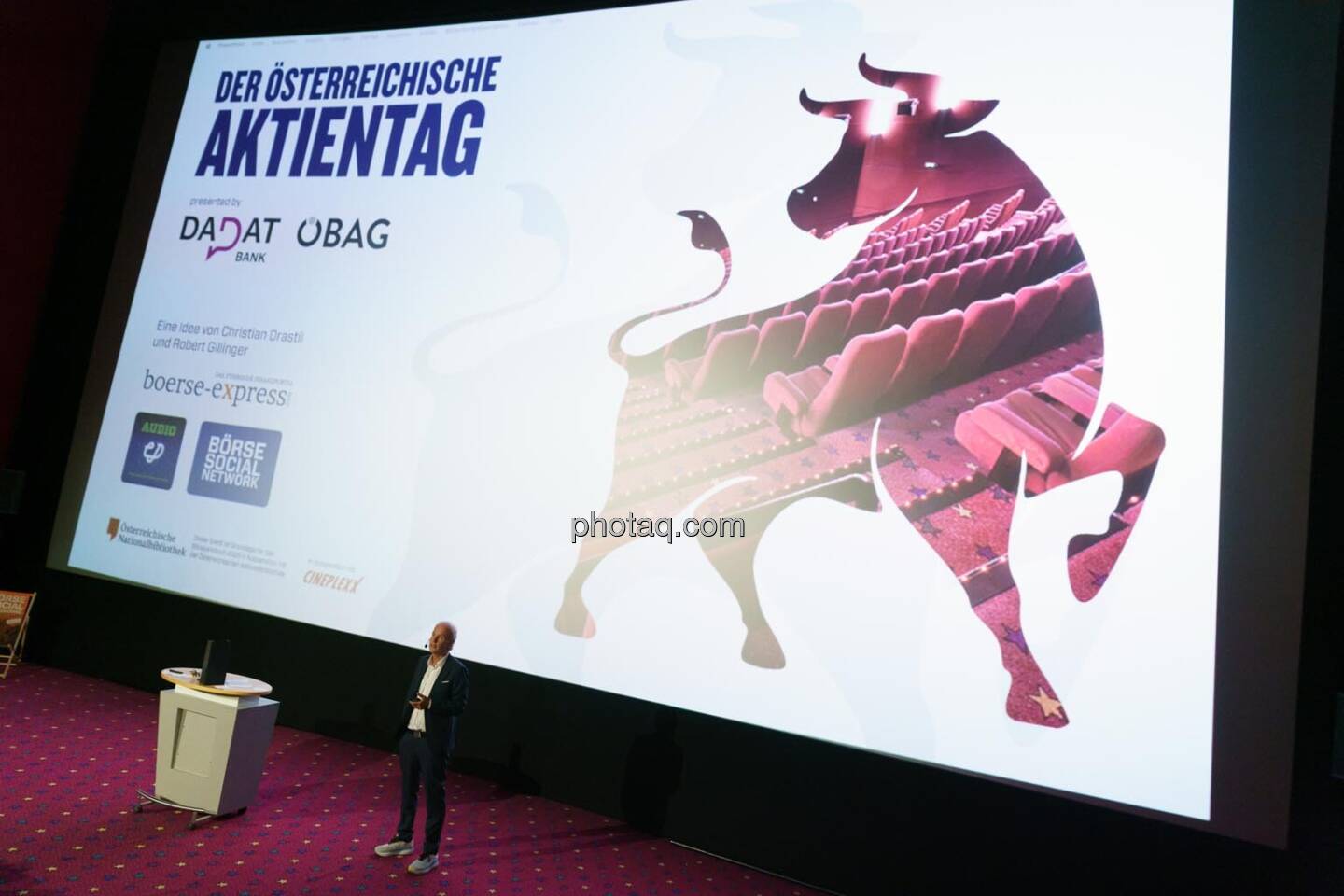 1. Aktientag von Börse Social und Börse Express im Cineplexx Kino, Christian Drastil (Börse Social, kapitalmarkt-stimme.at)