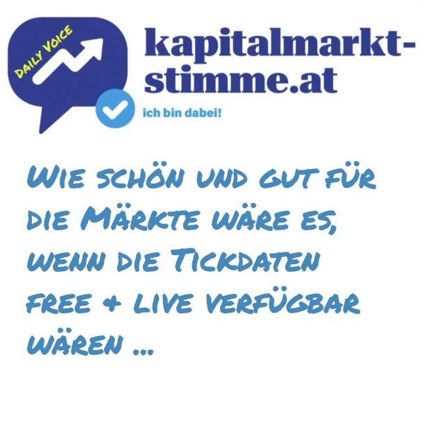 kapitalmarkt-stimme.at daily voice 137/365: Heute träume ich. Was alles könnte man programmieren lassen, wenn man auf Big Data der Börsewelt zurückgreifen könnte ...? https://www.boerse-social.com/bsngine Hören: https://audio-cd.at/page/podcast/7295 (17.05.2025) 