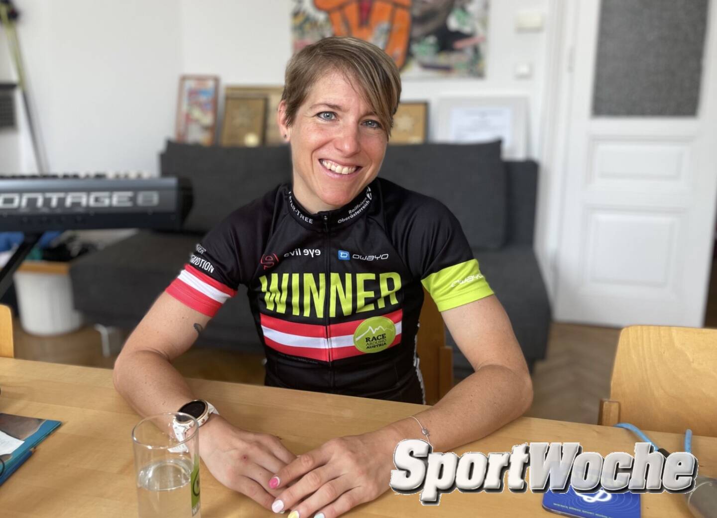 Lilian Kuster , Vizeeuropameisterin im Ultraradsport
