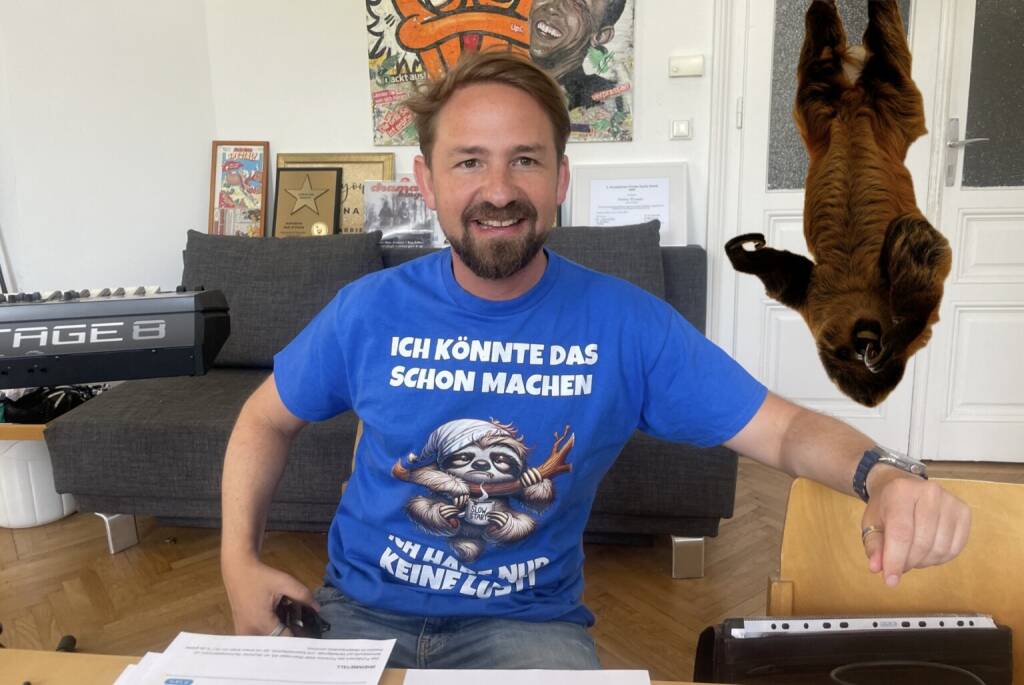 Ritschy Dobetsberger und Faultier Einstein hängen ab (11.06.2025) 