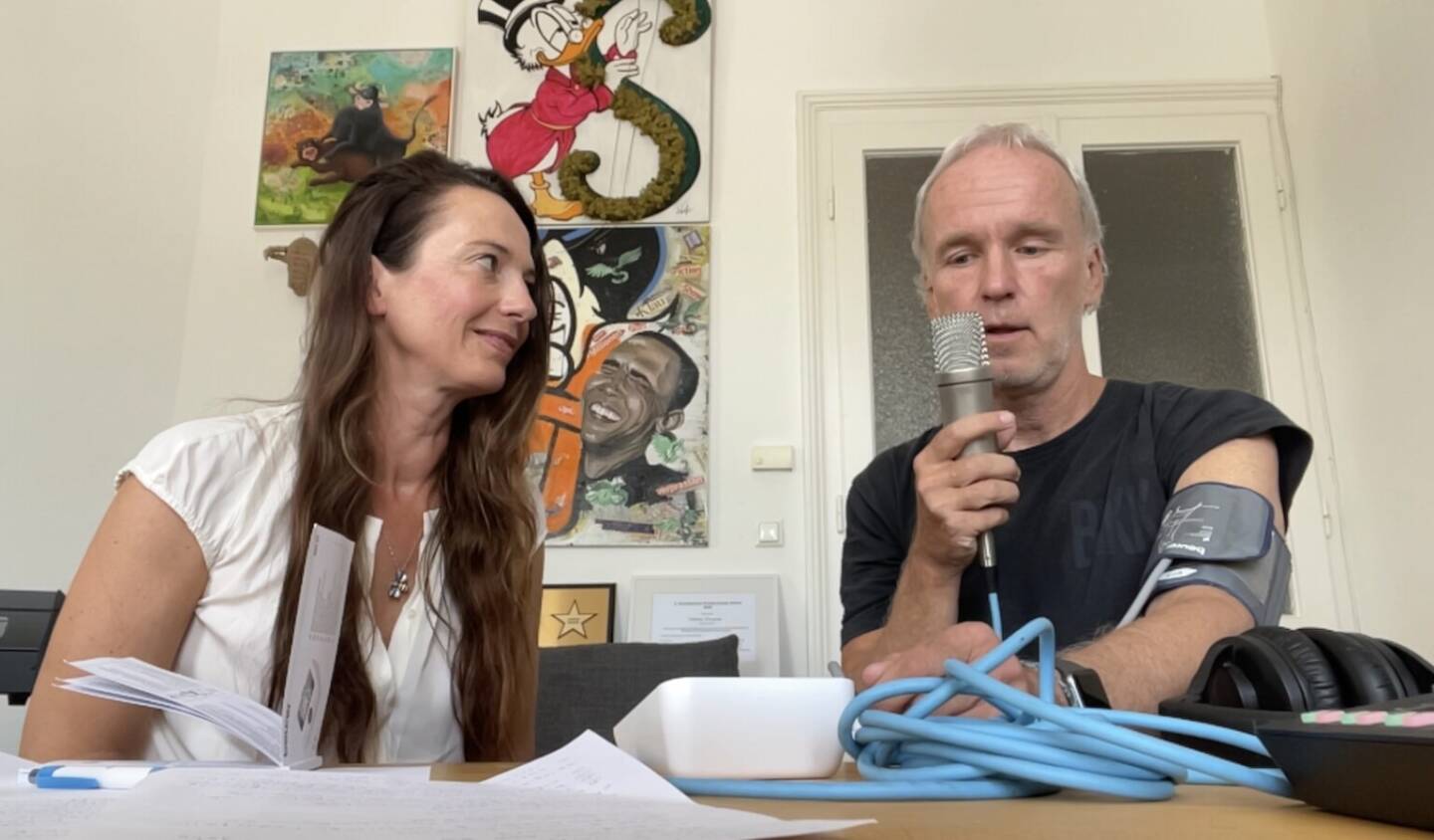 Live-Blutdruckmessung mit Katharina Wieser , aTension.life , Ergebnis am 2.7. auf http://www.audio-cd.at/people