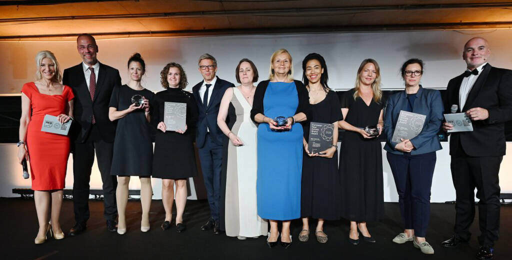 Real Estate Awards: Der begehrte Markendiamant ging auch 2025 an die BUWOG: Zum 11. Mal in Folge wurde das Unternehmen in Österreich als stärkste Marke im Neubau ausgezeichnet. Fotocredit: © BUWOG, © Aussendung (25.06.2025) 