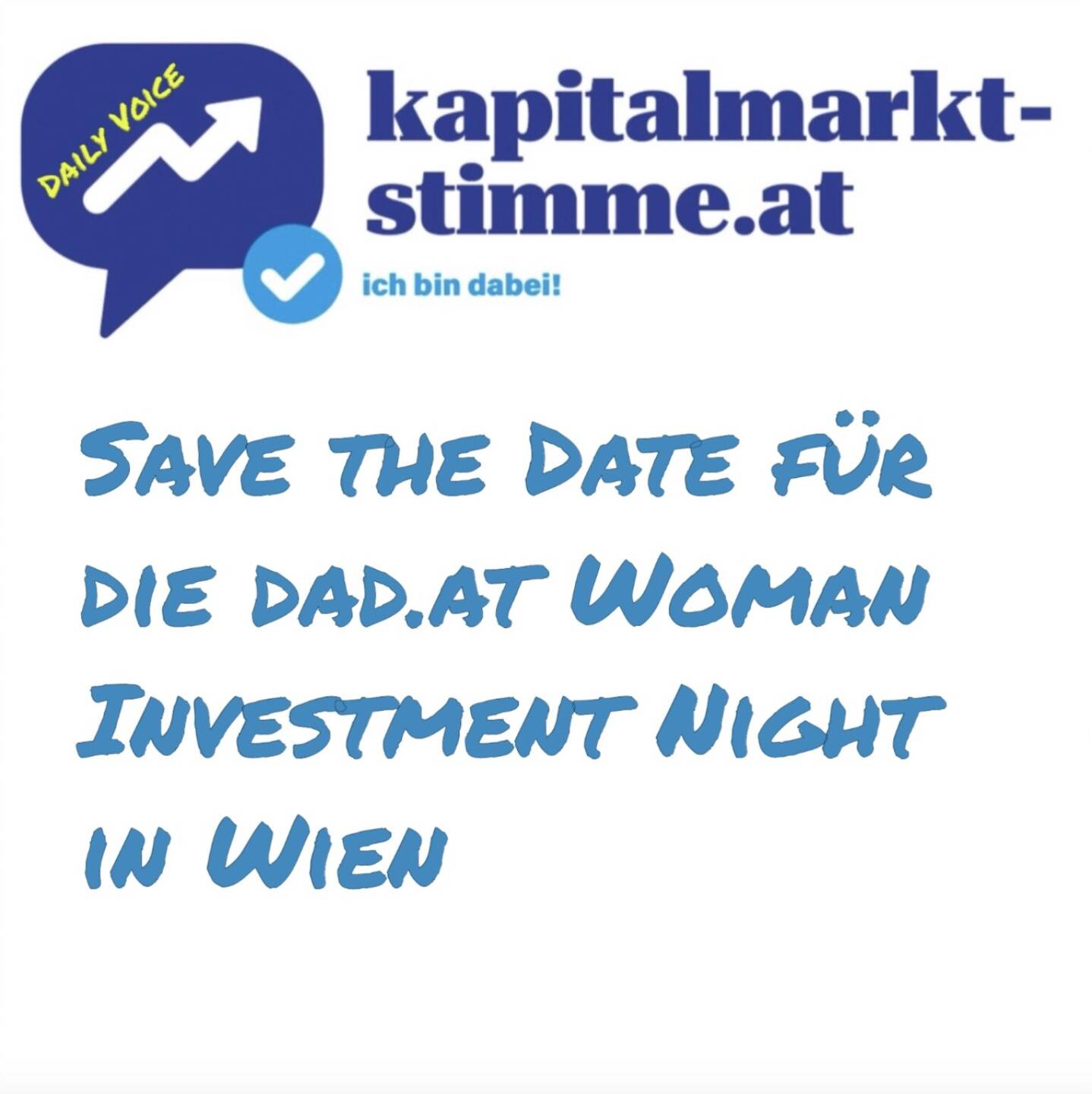 Episode 209/365 der kapitalmarkt-stimme.at daily voice auf audio-cd.at. Heute zitiere ich Podcast-Kollegin Julia Kistner. Julia: Liebe Frauen, schreibt Euch den Euch schon einmal den 9. Oktober ab ca. 18 Uhr rot in den Kalender. Da gibt es in der wunderschönen Location der Dadat-Bank in der Goldschmiedgasse über den Dächern von Wien gemeinsam mit mir die dad.at Woman Investment Night ab ca 18 Uhr.. Gerne nehme ich jetzt schon Vor-Anmeldungen entgegen, denn die Teilnahme ist begrenzt. Schreibt mir an: julia@geldmeisterin.com . Hören: https://audio-cd.at/page/podcast/7654
Börsepeople Julia Kistner: https://audio-cd.at/page/podcast/3598