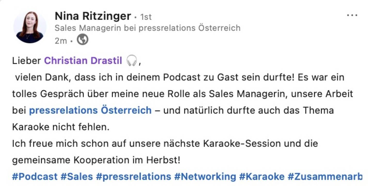 Bezogen auf https://audio-cd.at/page/podcast/7727 Nina Ritzinger