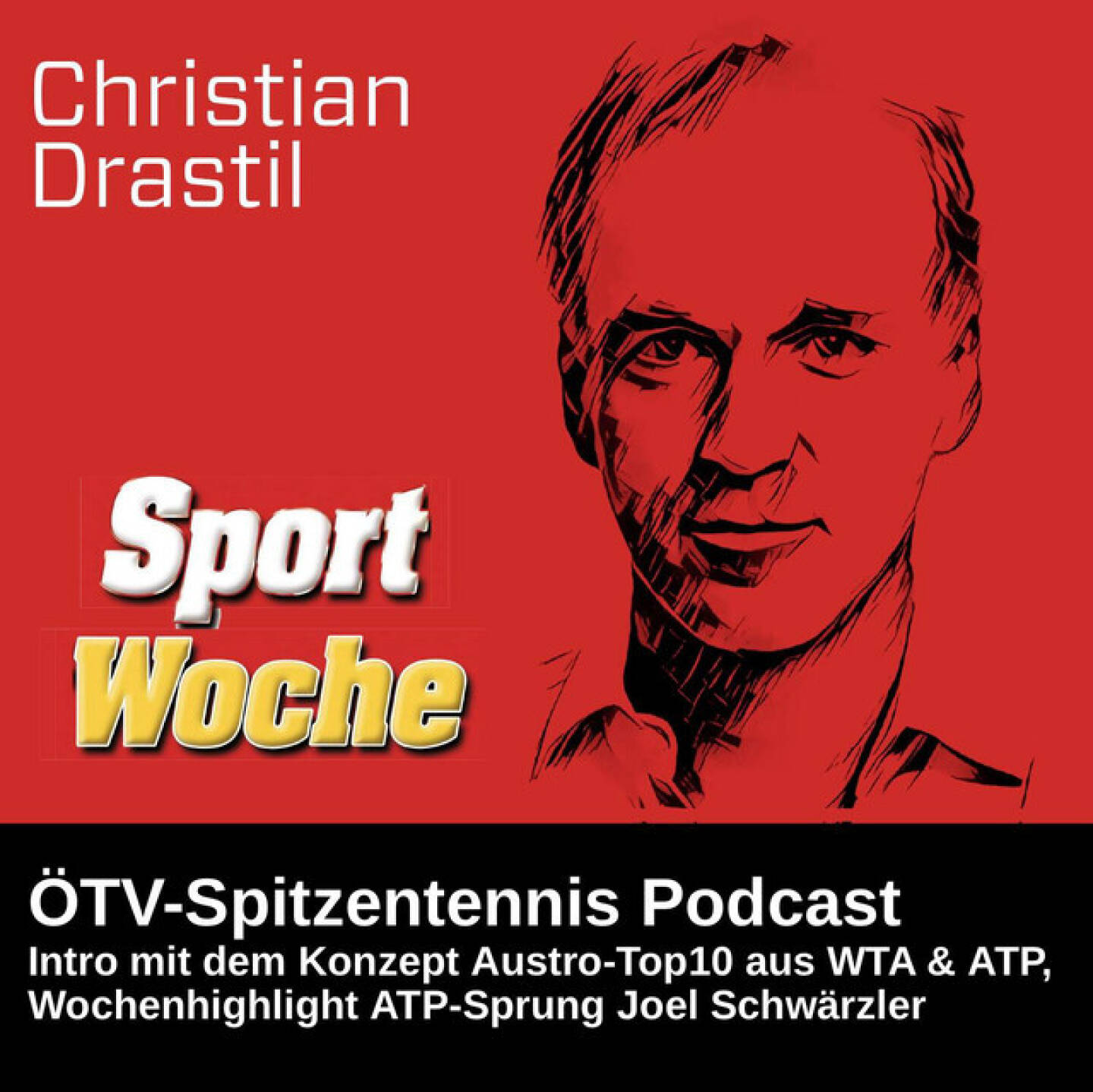 https://open.spotify.com/episode/2BZNPHpsvIr5T2AHxXlqWu
SportWoche ÖTV-Spitzentennis Podcast: Intro mit dem Konzept Austro-Top10 aus WTA & ATP, Wochenhighlight ATP-Sprung Joel Schwärzler - <p>2025 - das Jahr, in dem wir mit dem ÖTV-Tennis wieder Kontakt zur Weltspitze aufnehmen. Es läuft, macht Freude und da zitiere ich gerne Stanley Kubrick. Julia Grabher, Sinja Kraus und Lili Tagger bei den Damen sowie Filip Misolic, Sebastian Ofner, Lukas Neumayer, Juriy Rodionov, Joel Schwärzler, Maximilian Neuchrist und Sandro Kopp sorgen als Top10 für einen breiten Aufschwung. Zum Auftakt stelle ich das Konzept zu diesem neuen wöchentlichen Format, das vom ÖTV unterstützt wird, vor. Ach ja: Mein Name ist Christian Drastil, ehemaliger Meisterschaftsspieler, grosser Fan und Eigentümer der SportWoche-Rechte.<br>
<br>
Meine Wochenhighlights sportlich: Ein Sprung von Joel Schwärzler im ATP-Ranking und der Sieg von Sandro Kopp in Mistelbach sowie der Lauf mit Thomas Schweda. Nicht so gut gelaufen ist die US Open Qualifikation für die ÖTV-Asse. <br>
<br>
<a href=https://www.oetv.at target=_blank>https://www.oetv.at</a><br>
<a href=https://www.noeopen-tulln.at target=_blank>https://www.noeopen-tulln.at</a><br>
<a href=https://www.oetv.at/fileadmin/09_wtv/public/Allgemeines/AK/Plakat_Ladies_Open_2025.pdf target=_blank>https://www.oetv.at/fileadmin/09_wtv/public/Allgemeines/AK/Plakat_Ladies_Open_2025.pdf</a><br>
Thomas Schweda im Podcast: <a href=https://audio-cd.at/page/podcast/3521 target=_blank>https://audio-cd.at/page/podcast/3521</a><br>
Quelle Rankings: Live-Rankings von live-tennis.eu<br>
<br>
Die Marke, Patent, Rechte und das Archiv der SportWoche wurden 2017 von Christian Drastil Comm. erworben, Mehr unter <a href=http://www.sportgeschichte.at target=_blank>http://www.sportgeschichte.at</a> . Der neue SportWoche Podcast ist eingebettet in „ Wiener Börse, Sport, Musik (und mehr)“ auf <a href=http://www.audio-cd.at target=_blank>http://www.audio-cd.at</a>  und erscheint, wie es in Name SportWoche auch drinsteckt, wöchentlich. Bewertungen bei Spotify oder Apple machen mir Freude: <a href=http://www.audio-cd.at/spotify target=_blank>http://www.audio-cd.at/spotify</a> , <a href=http://www.audio-cd.at/apple target=_blank>http://www.audio-cd.at/apple</a> . Die SportWoche Podcasts und SportlerInnen sind weiters unterstützt by Instahelp: Psychologische Beratung online, ohne Wartezeit, vertraulich & anonym. Nimm dir Zeit für dich unter <a href=https://instahelp.me/de/ target=_blank>https://instahelp.me/de/</a> .<br>
<br>
Unter <a href=http://www.sportgeschichte.at/sportwochepodcast target=_blank>http://www.sportgeschichte.at/sportwochepodcast</a> sieht man alle Folgen, auch nach Hörer:innen-Anzahl gerankt.<br>
<br>
<br>
</p>