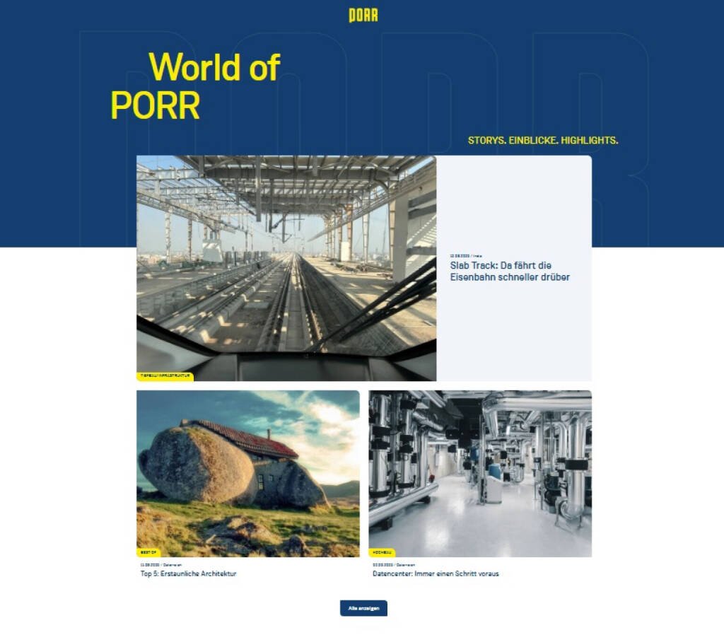 Porr mit neuem Web-Auftritt, Foto: Porr, © Aussender (23.09.2025)