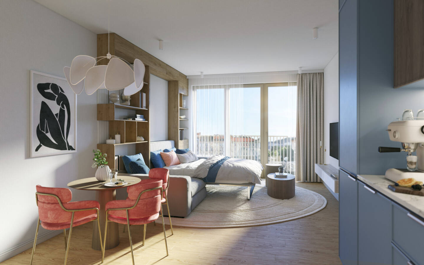 UBM: Wohnung im Prager Projekt Rezidence Na Plzeňce, Foto: UBM