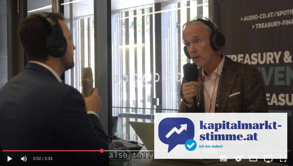 Mit Florian Heindl im Video zur Treasury & Finance Convention https://www.youtube.com/watch?v=sJM9IpHqL9o (09.10.2025) 