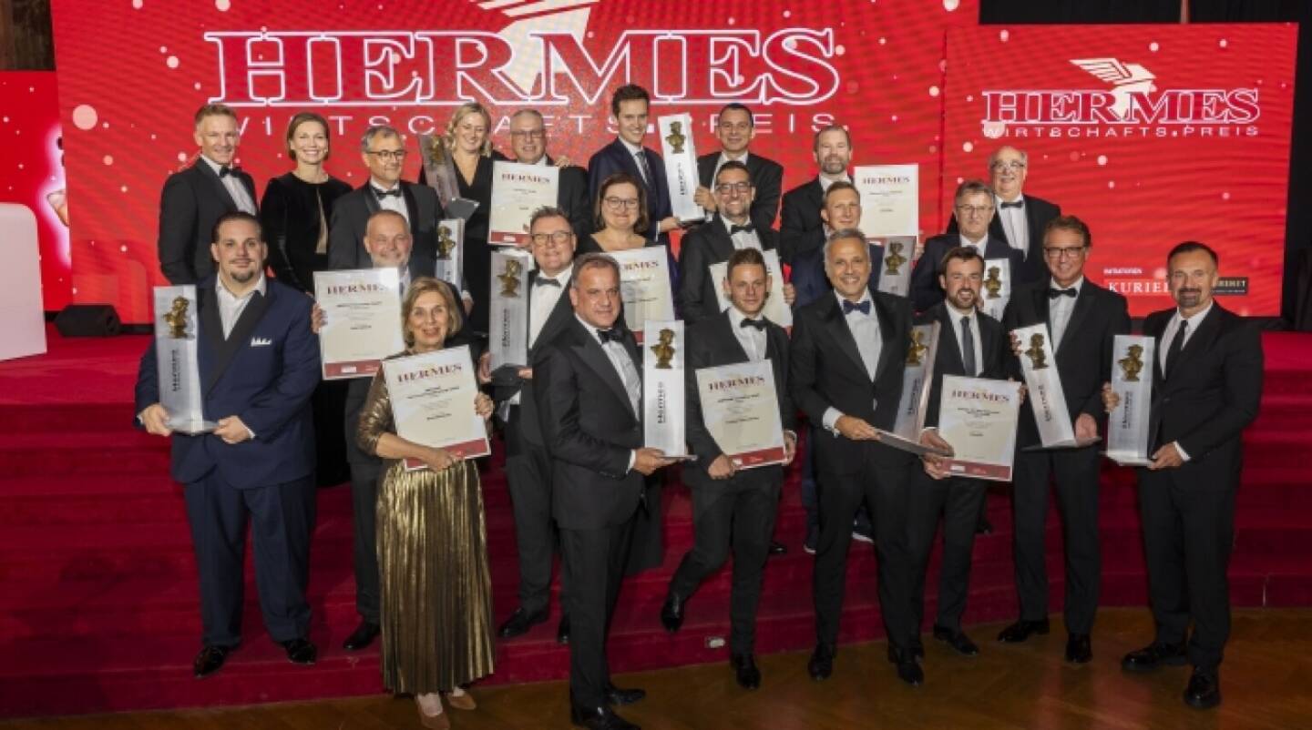 10 Jahre HERMES.Wirtschafts.Preis: Manfred Hohensinner von Frutura ist „Entrepreneur des Jahres“ Copyright feelimage.at