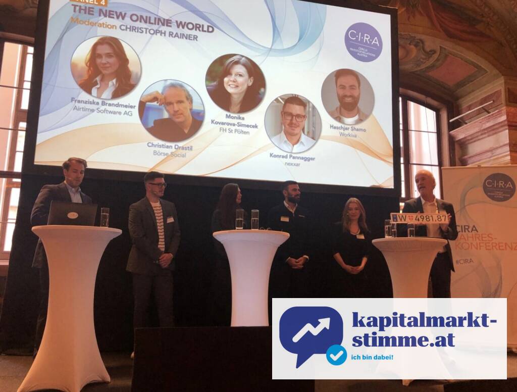 Panel The New Online World bei der CIRA Jahreskonferenz 2025 mit unserem ATX-Nummerschila
 (16.10.2025) 