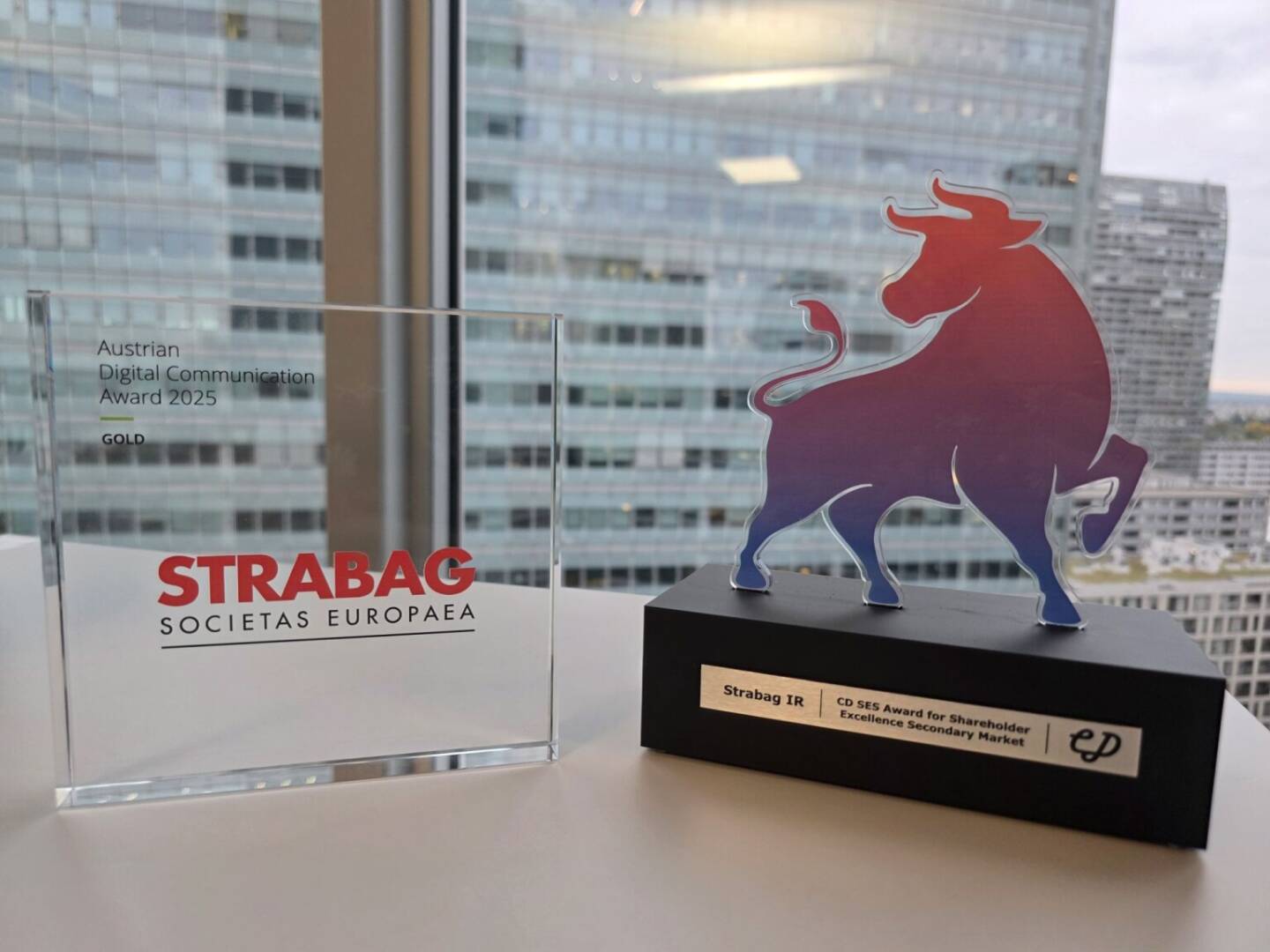 CD SES Award for Shareholder Excellence Secondary Market für die Strabag