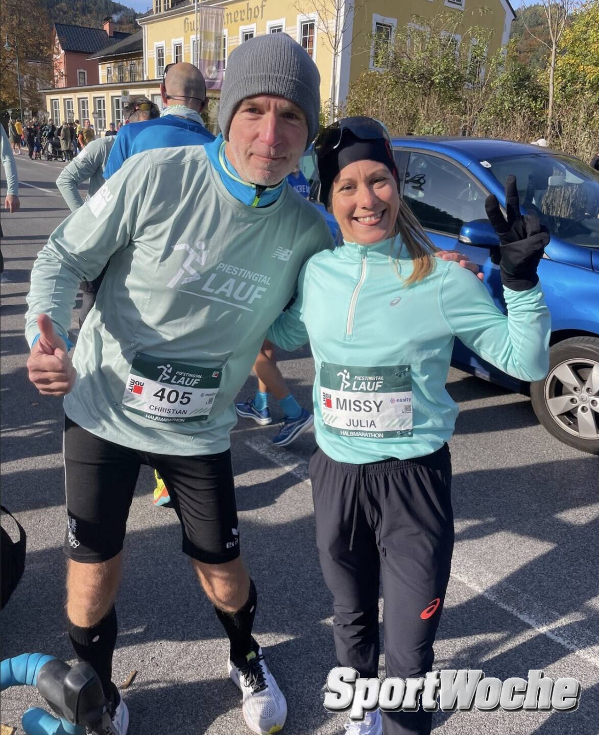 Meine 1. Startnummer seit Corona: Piestingtal-Halbmarathon und Wiedersehen mit Julia Mayer