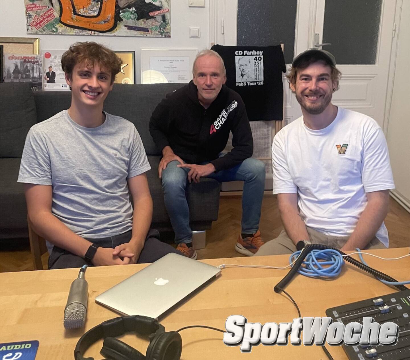 Podcast als ABA-Facette einer Maturaklasse: Schüler und Kicker Johannes (li.) interviewte dazu seinen Fussball-Coach Martin, es ging dabei auch stark um mentale Aspekte