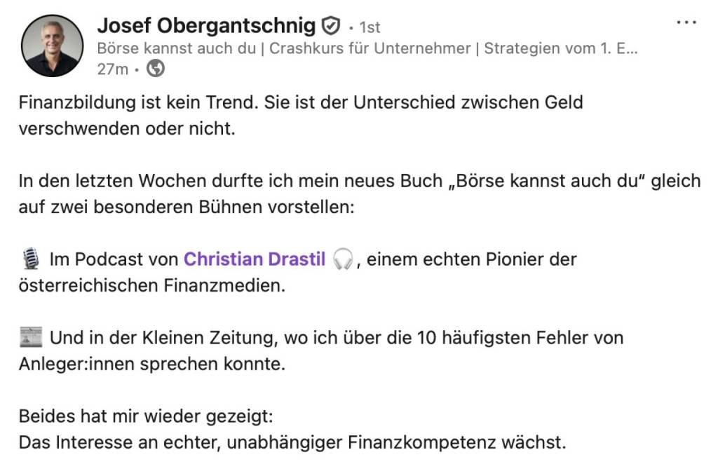 bezogen auf https://audio-cd.at/page/podcast/7973 Josef Obergantschnig (19.11.2025) 