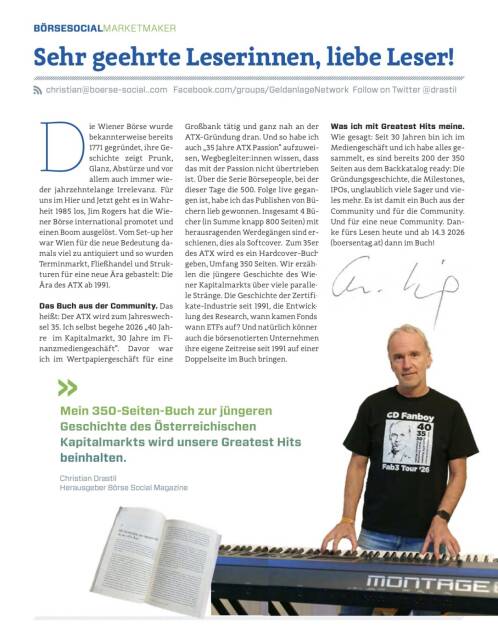Aus dem aktuellen Börse Social Magazine http://www.audio-cd.at/magazine zum Buch. (22.11.2025) 