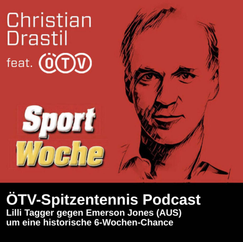 https://open.spotify.com/episode/6ecxh6annepAXTp6nuVhJ5
SportWoche ÖTV-Spitzentennis Podcast: Lilli Tagger gegen Emerson Jones (AUS) um eine historische 6-Wochen-Chance - <p>Ende Woche 47/2025: Die Storyline hinter Lilli Tagger gegen Emerson Jones (AUS) um eine historische 6-Wochen-Chance (und welche Rolle Iva Jovic dabei spielt). Presenter: mumak.me<br>
<br>
SportWoche ÖTV-Ö Top10: Julia Grabher, Sinja Kraus und Lili Tagger bei den Damen sowie Filip Misolic, Sebastian Ofner, Lukas Neumayer, Jurij Rodionov, Joel Schwärzler, Sandro Kopp und Neil Oberleitner bei den Herren sind WTA/ATP-übergreifend die Top10 aktuell. In welcher Reihenfolge, das wird im Podcast verraten. <br>
<br>
<a href=http://www.sportgeschichte.at/oetv target=_blank>http://www.sportgeschichte.at/oetv</a><br>
Inside In, der ÖTV-Podcast: <a href=https://open.spotify.com/show/7KNsgeD8XyXTsAgCFKfI7Y target=_blank>https://open.spotify.com/show/7KNsgeD8XyXTsAgCFKfI7Y</a> <br>
<a href=https://www.oetv.at target=_blank>https://www.oetv.at</a><br>
Thomas Schweda im Podcast: <a href=https://audio-cd.at/page/podcast/3521 target=_blank>https://audio-cd.at/page/podcast/3521</a><br>
Quelle Rankings: Live-Rankings von live-tennis.eu<br>
<br>
Die Marke, Patent, Rechte und das Archiv der SportWoche wurden 2017 von Christian Drastil Comm. erworben, Mehr unter <a href=http://www.sportgeschichte.at target=_blank>http://www.sportgeschichte.at</a> . Der neue SportWoche Podcast ist eingebettet in „ Wiener Börse, Sport, Musik (und mehr)“ auf <a href=http://www.audio-cd.at target=_blank>http://www.audio-cd.at</a>  und erscheint, wie es in Name SportWoche auch drinsteckt, wöchentlich. Bewertungen bei Spotify oder Apple machen mir Freude: <a href=http://www.audio-cd.at/spotify target=_blank>http://www.audio-cd.at/spotify</a> , <a href=http://www.audio-cd.at/apple target=_blank>http://www.audio-cd.at/apple</a> . Die SportWoche Podcasts und SportlerInnen sind weiters unterstützt by Instahelp: Psychologische Beratung online, ohne Wartezeit, vertraulich & anonym. Nimm dir Zeit für dich unter <a href=https://instahelp.me/de/ target=_blank>https://instahelp.me/de/</a> .<br>
<br>
Unter <a href=http://www.sportgeschichte.at/sportwochepodcast target=_blank>http://www.sportgeschichte.at/sportwochepodcast</a> sieht man alle Folgen, auch nach Hörer:innen-Anzahl gerankt.</p> (23.11.2025) 