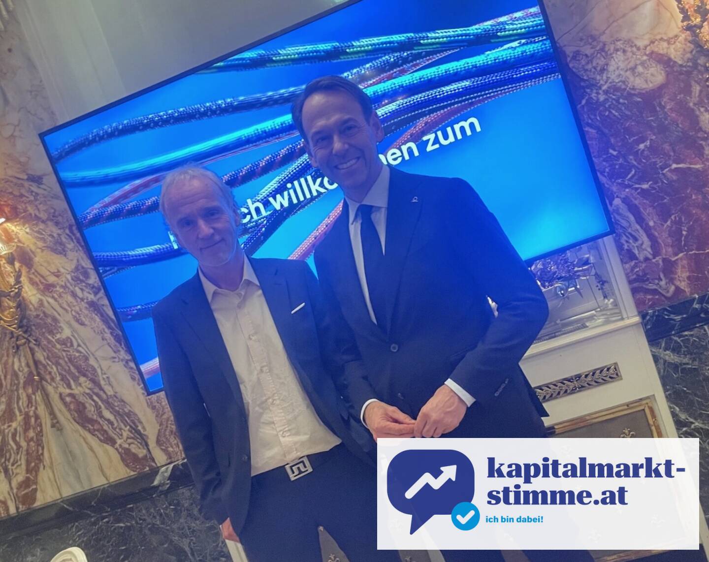 Mit Andreas Brandstetter beim CMD der Uniqa