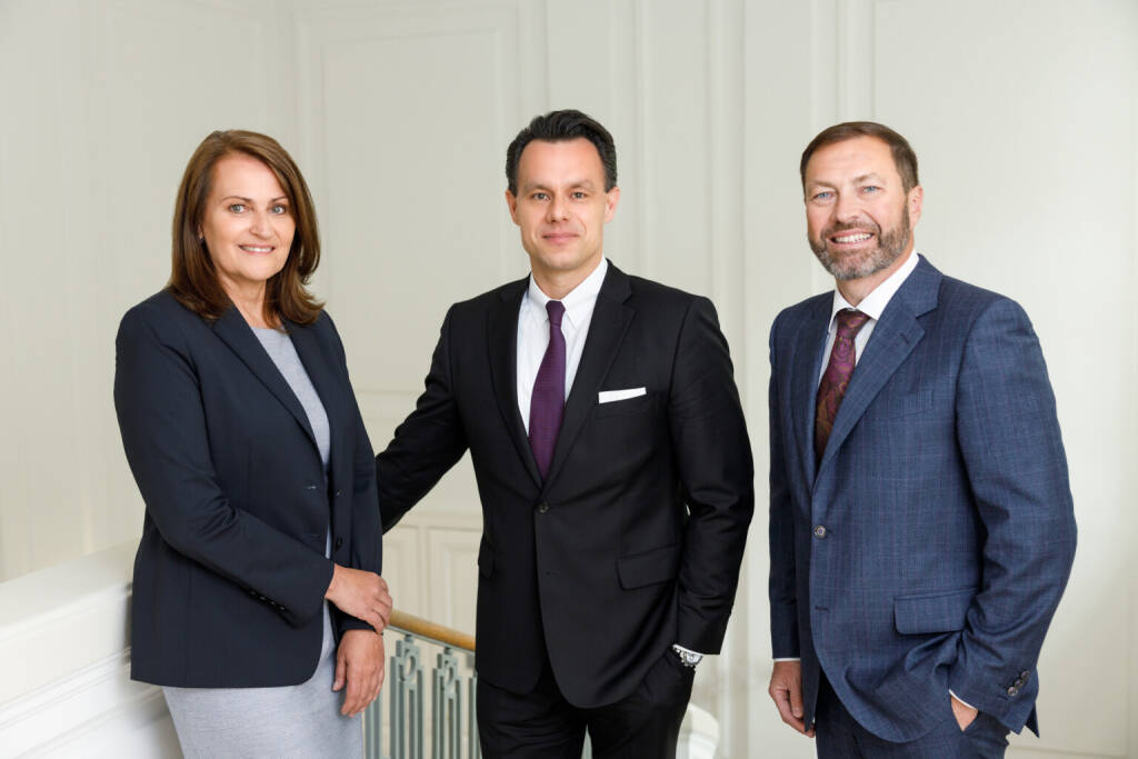 Den Vorstand der Wiener Börse bilden Christoph Boschan (CEO), Andrea Herrmann (CFO) und Petr Koblic (Beteiligungen). © Wiener Börse/Alexander Felten, © Aussender (26.11.2025) 