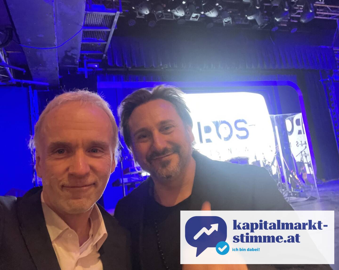 Mit Stefan Unterweger , dem Jingle-Interpreten der Kapitalmarktstimme daily voice