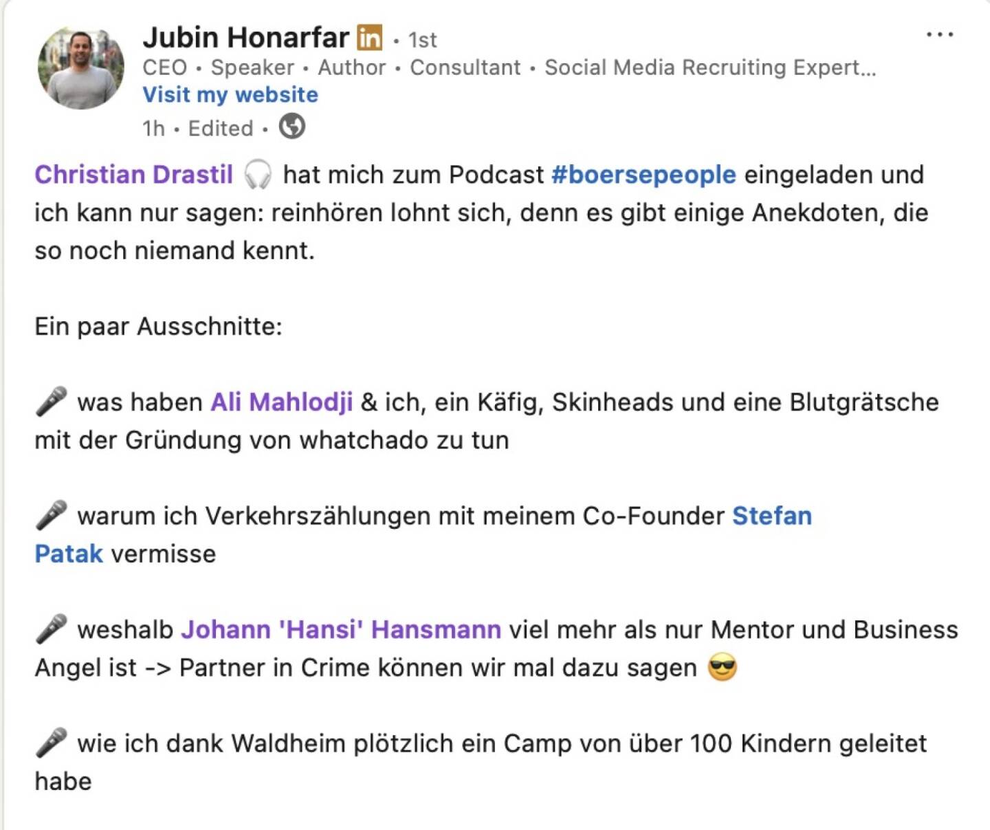 bezogen auf https://audio-cd.at/page/podcast/8158/ Jubin Honarfar