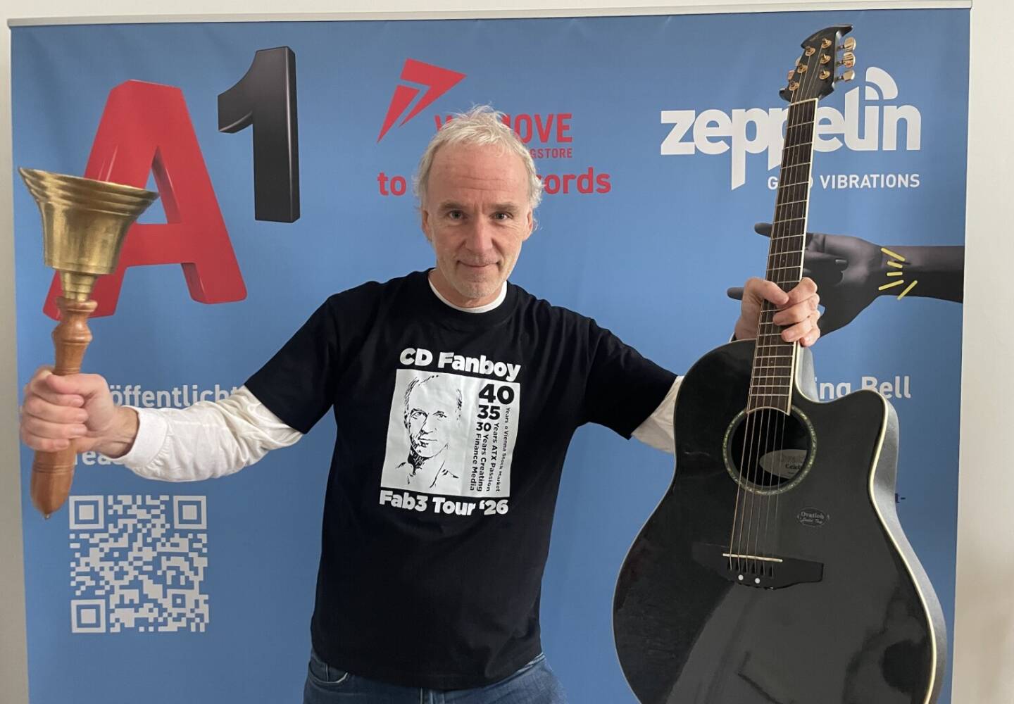 Christian Drastil mit der Opening Bell f&uuml;r die Wiener B&ouml;rse Party 1051. Noch vor Weihnachten wird ein selbstkomponierter Weihnachtssong mit Interpret:innen aus der Community released werden.  Christians B&ouml;rsewort 2025: Long time High.