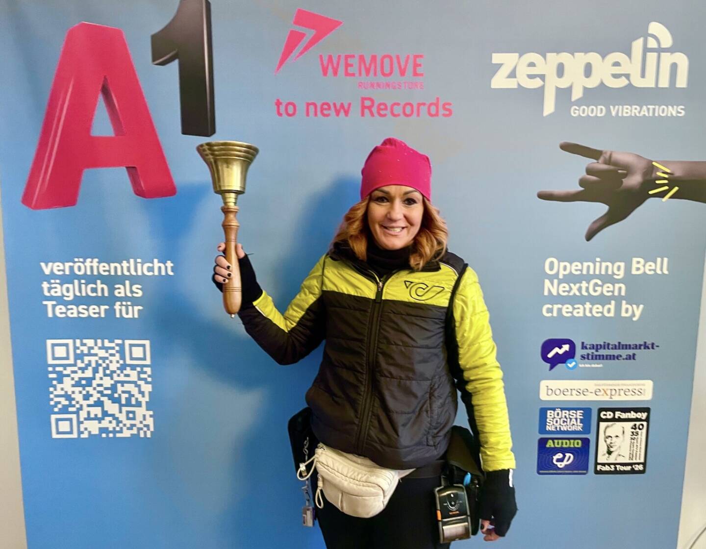 Adela von der &Ouml;sterreichischen Post l&auml;utet die Opening Bell f&uuml;r Mittwoch. Ich sage danke f&uuml;r die super Betreuung in meinem Gr&auml;tzel.&nbsp;Auch die &Ouml;sterreichische Post AG sagt danke an Adela und ihre rund 11.000 Kolleg*innen in der Zustellung, die jeden Tag f&uuml;r die sichere Zustellung von Weihnachtskarten und Geschenken sorgen,