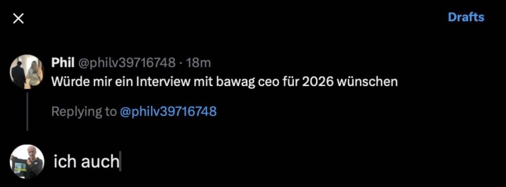 Erneute Einladung an Anas Abuzaakouk ... come on, Anas! (31.12.2025) 