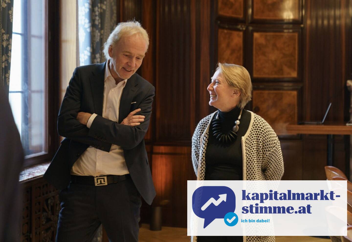 Mit Heike Arbter beim Zertifikate Jahresopening 