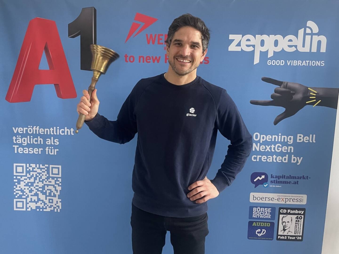 Rainhard Fuchs l&auml;utet die Opening Bell f&uuml;r Freitag. Montag Fr&uuml;h geht ein B&ouml;rsepeople-Podcast mit dem Gr&uuml;nder und Gesch&auml;ftsf&uuml;hrer des Climate Tech Unternehmens Glacier live